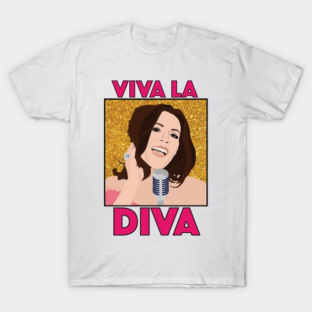 Luann DeLesseps | VIVA LA DIVA | Real Housewives of New York (RHONY) T-Shirt by theboyheroine